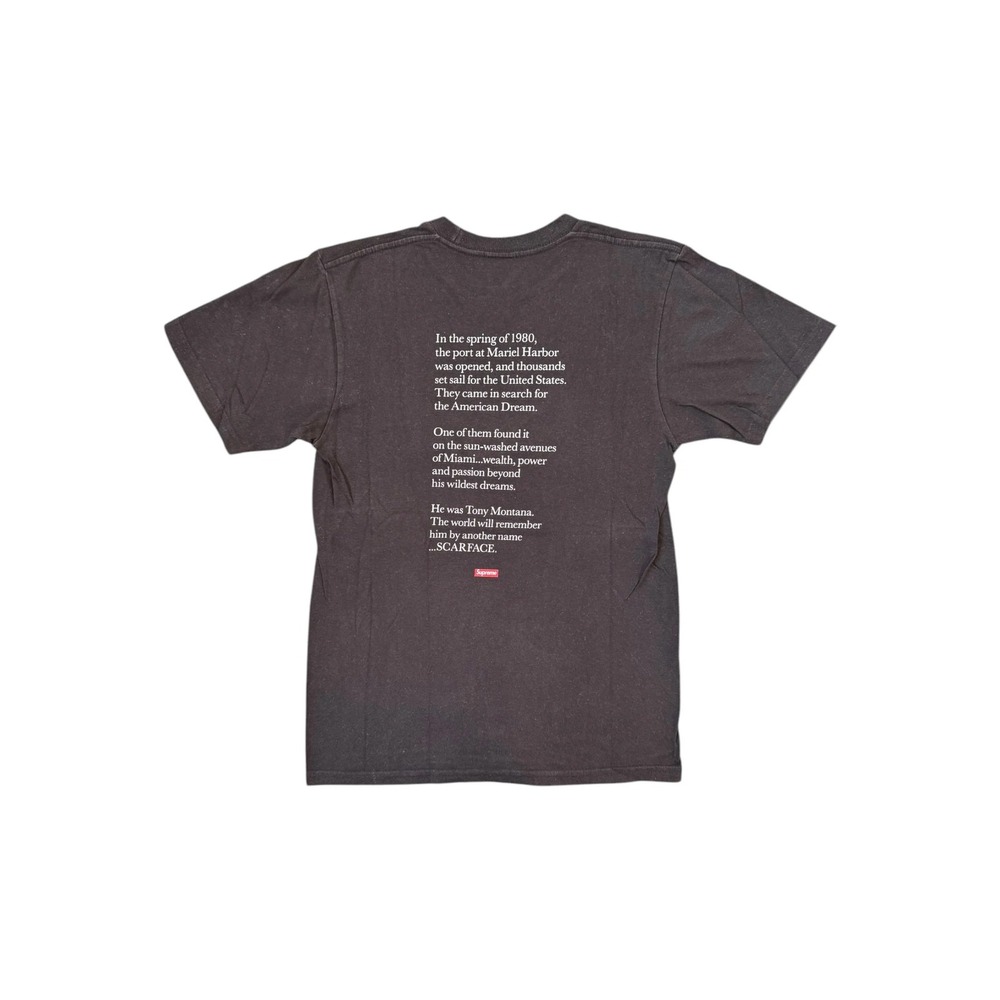 Supreme T-Shirt Mens Small Black Good Scarface Friend FW17 Graphic Tee - Picture 2 of 6
